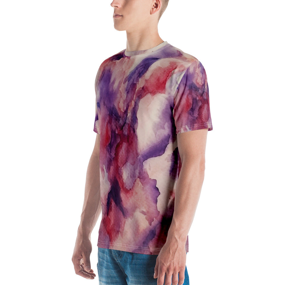 "Abstracted Orchids" Men's T-Shirt