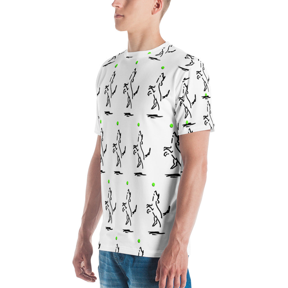 "Happy Dog Pattern" Men's t-shirt