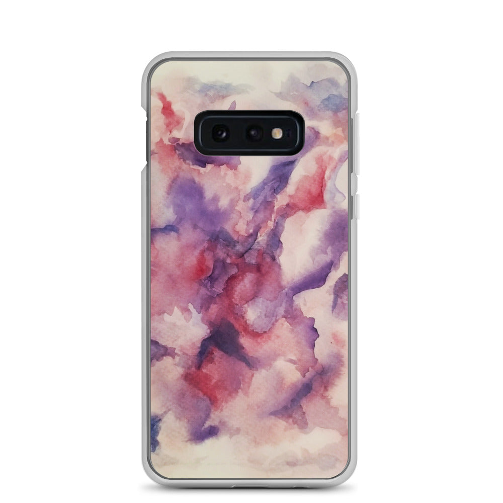 "Abstracted Orchids" Clear Case for Samsung®