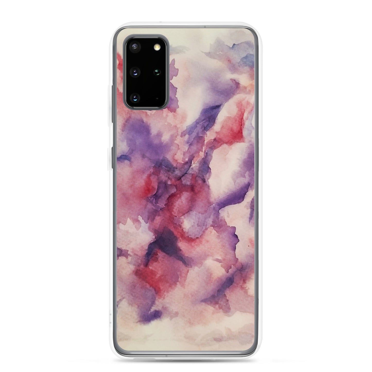 "Abstracted Orchids" Clear Case for Samsung®