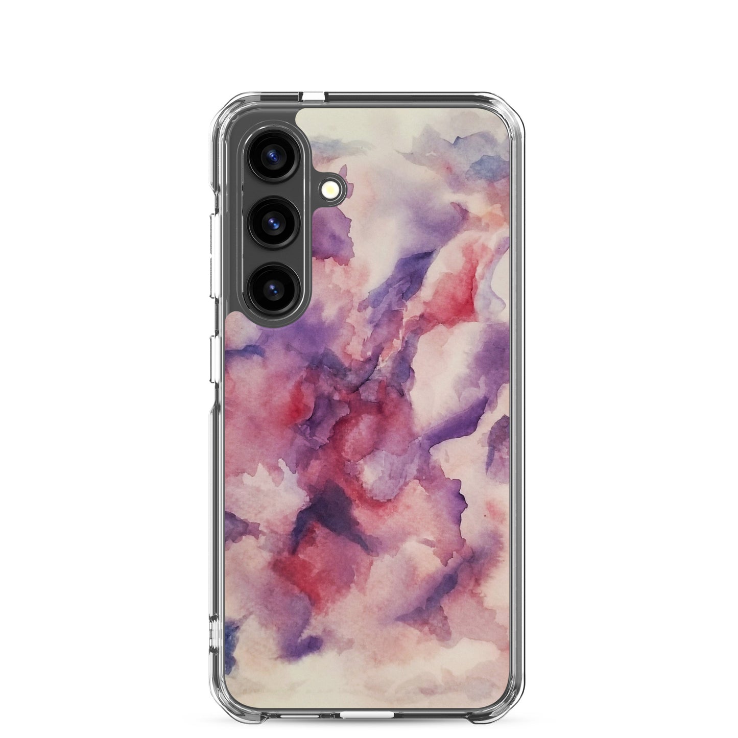 "Abstracted Orchids" Clear Case for Samsung®