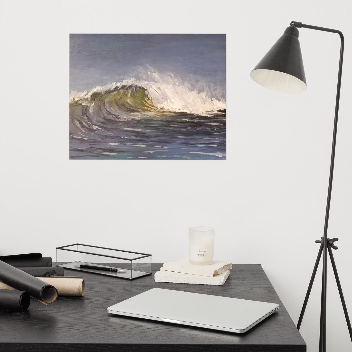 "Wave Impression" Poster Art Print