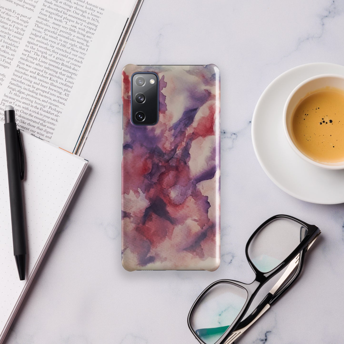 "Abstracted Orchids" Snap case for Samsung®