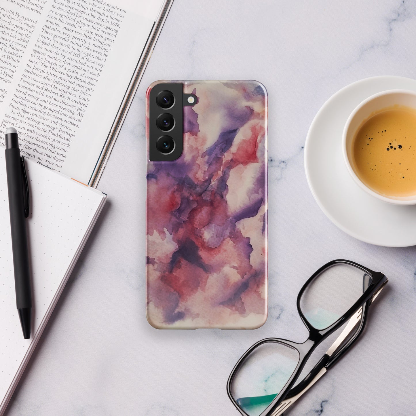 "Abstracted Orchids" Snap case for Samsung®