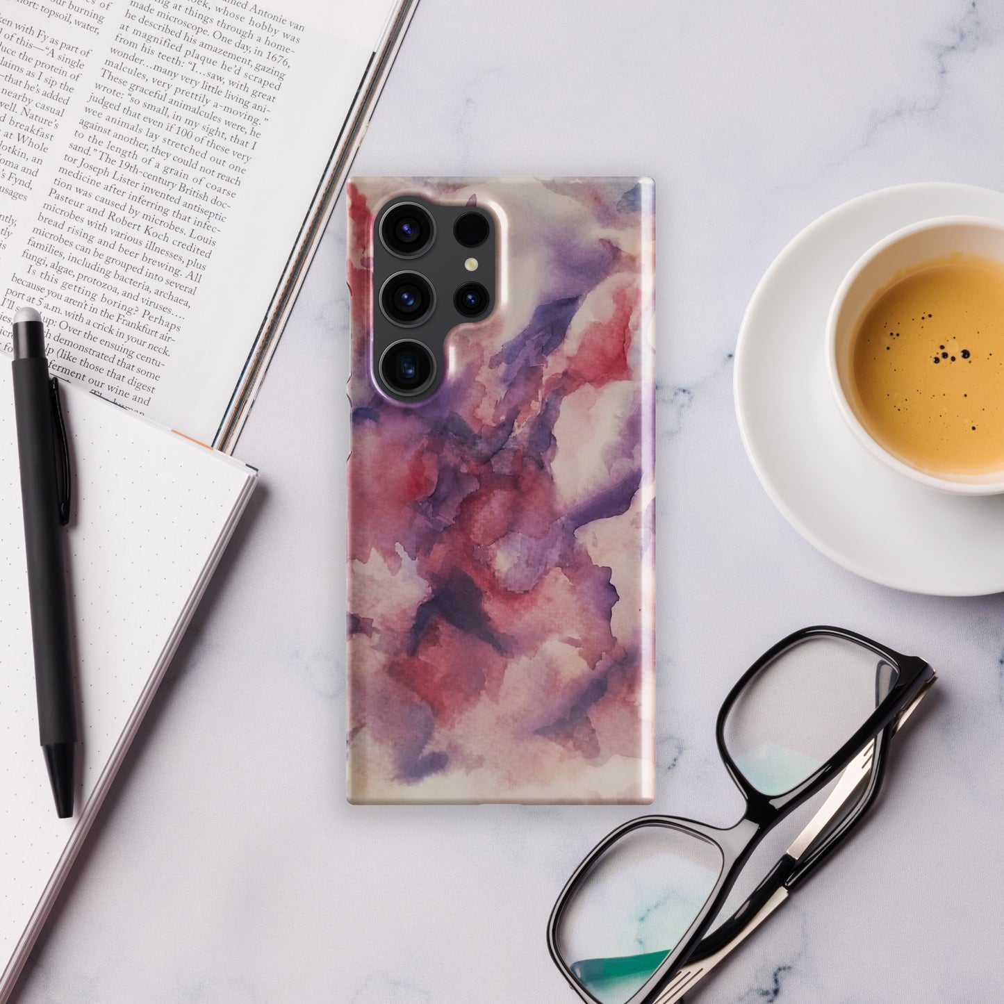 "Abstracted Orchids" Snap case for Samsung®