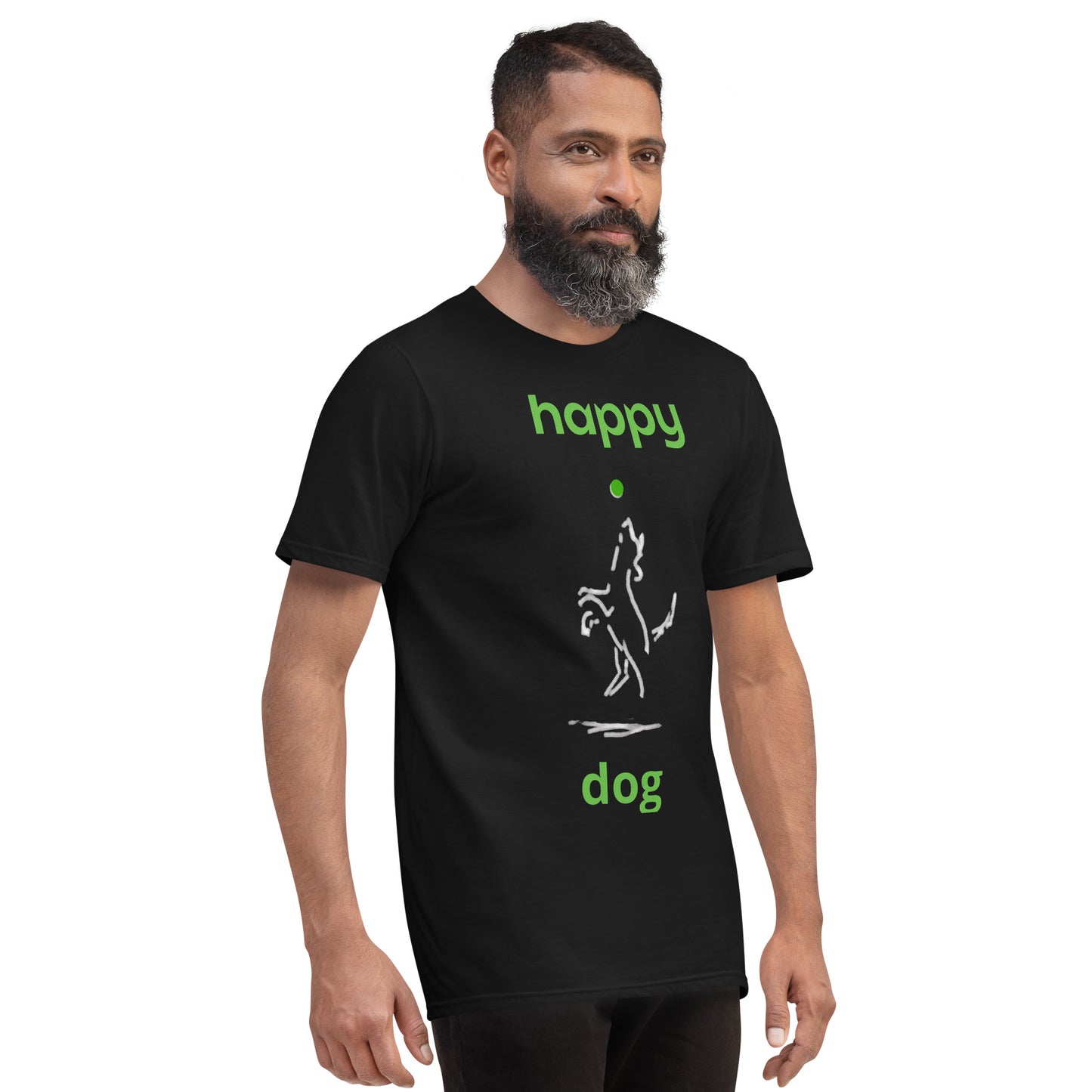 "Happy Dog" Unisex Short-Sleeve T-Shirt