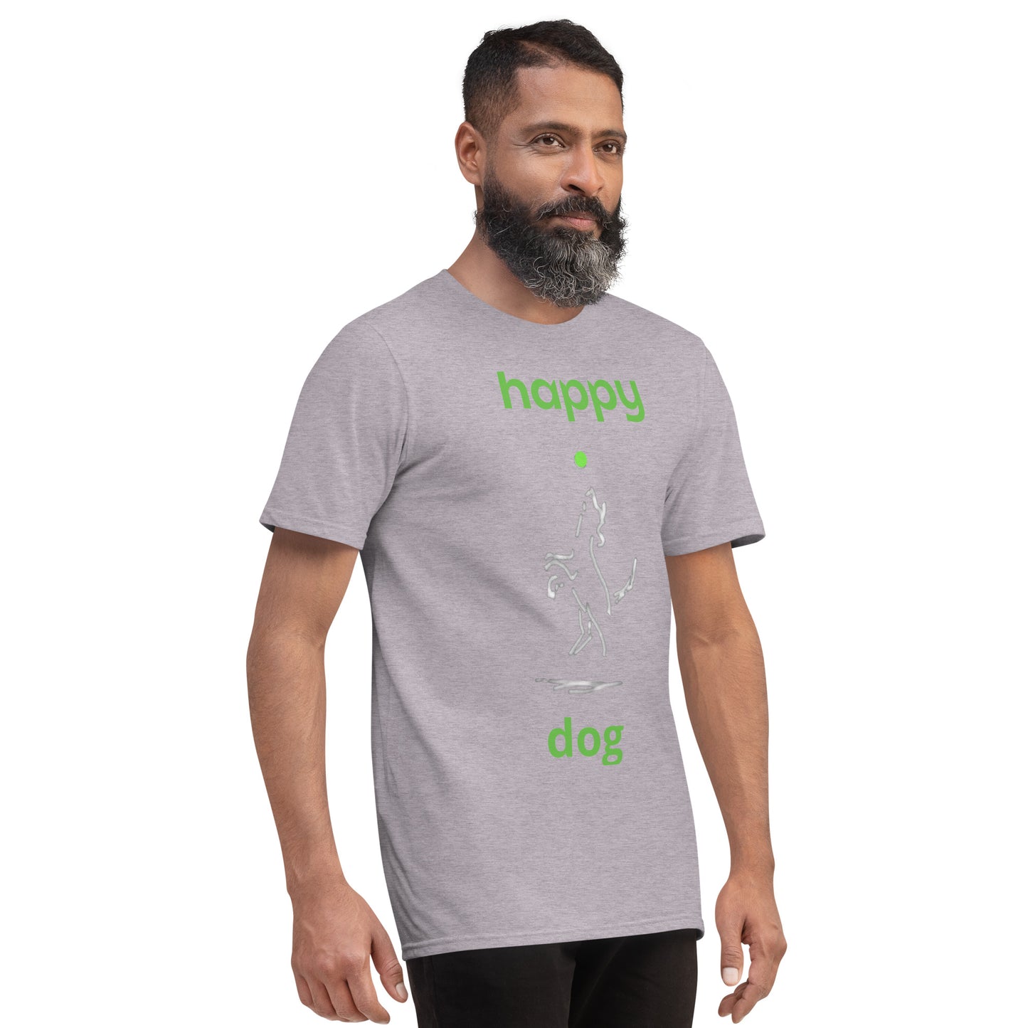 "Happy Dog" Unisex Short-Sleeve T-Shirt