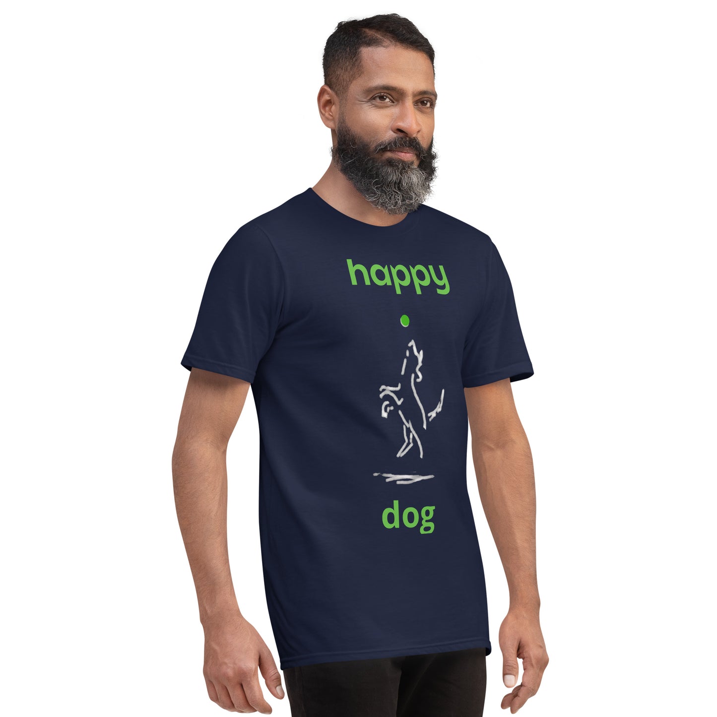 "Happy Dog" Unisex Short-Sleeve T-Shirt