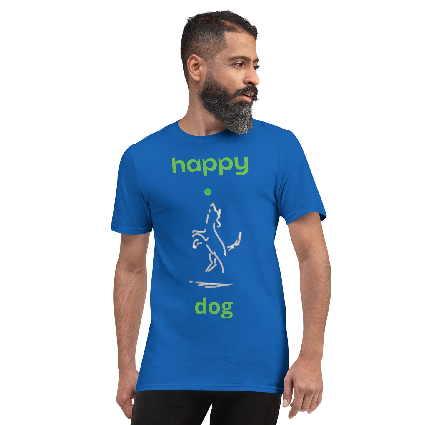 "Happy Dog" Unisex Short-Sleeve T-Shirt