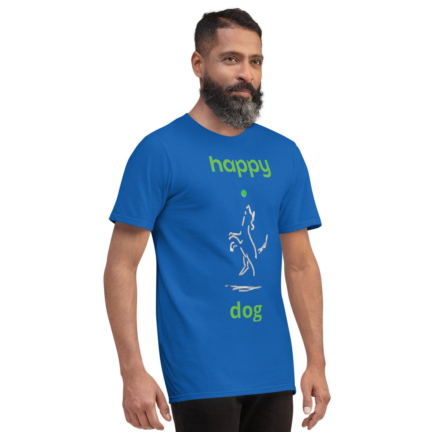 "Happy Dog" Unisex Short-Sleeve T-Shirt